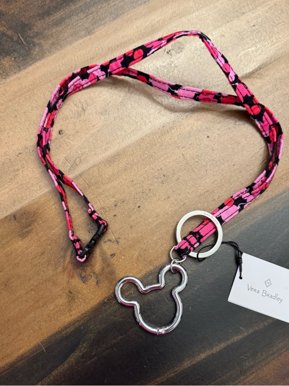 Vera Bradley Iconic Breakaway Lanyard in Mickey’s Whimsical Balloons